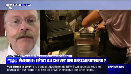 Jean Terlon, représentant des restaurateurs: "Quelle est la différence entre les boulangers et la restauration?"