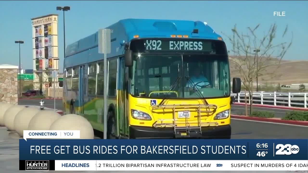 GET Bus offering free bus passes for Bakersfield students - video ...
