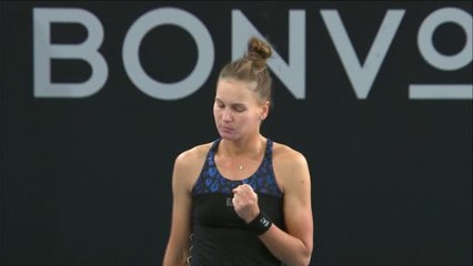 Adélaïde - Kudermetova remporte 12 jeux d'affilée pour éliminer Andreescu