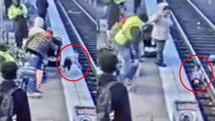 Büyük tepki çekmişti! Çocuğu tren raylarına iten kadın gözaltına alındı