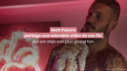 M.Pokora partage une adorable vidéo de son fils : il est déjà fan de son papa