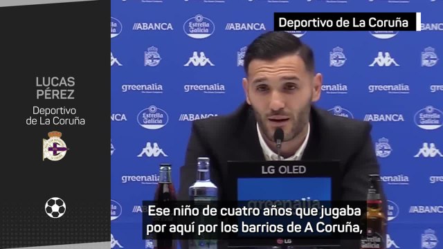 RC DEPORTIVO | LUCAS PÉREZ: Para mi no es PRIMERA RFEF, es el DEPORTIVO | Diario AS