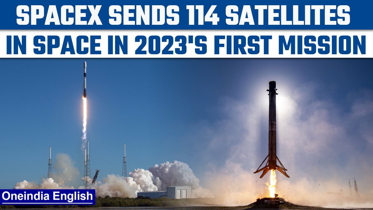 SpaceX launches 114 satellites in first mission...