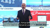 Bakan Karaismailoğlu, Türkiye Şoförler ve Otomobilciler Federasyonu temsilcileriyle bir araya geldi