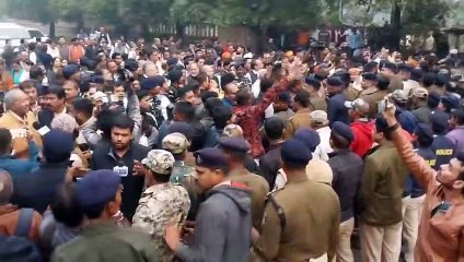 आरक्षण व धर्मांतरण के मुद्दे पर भाजपा ने हल्ला बोला