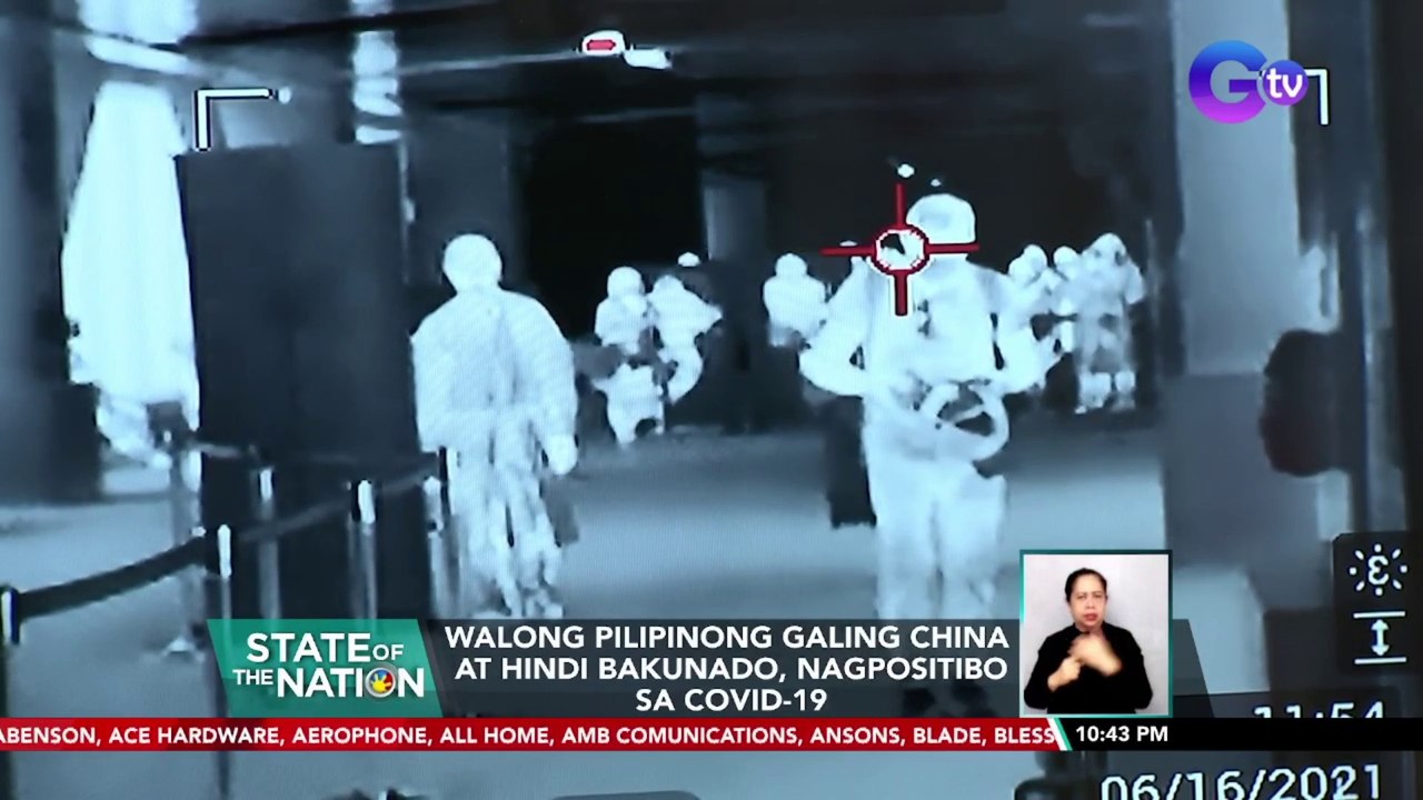Walong Pilipinong galing China at hindi bakunado, nagpositibo sa COVID-19 | SONA