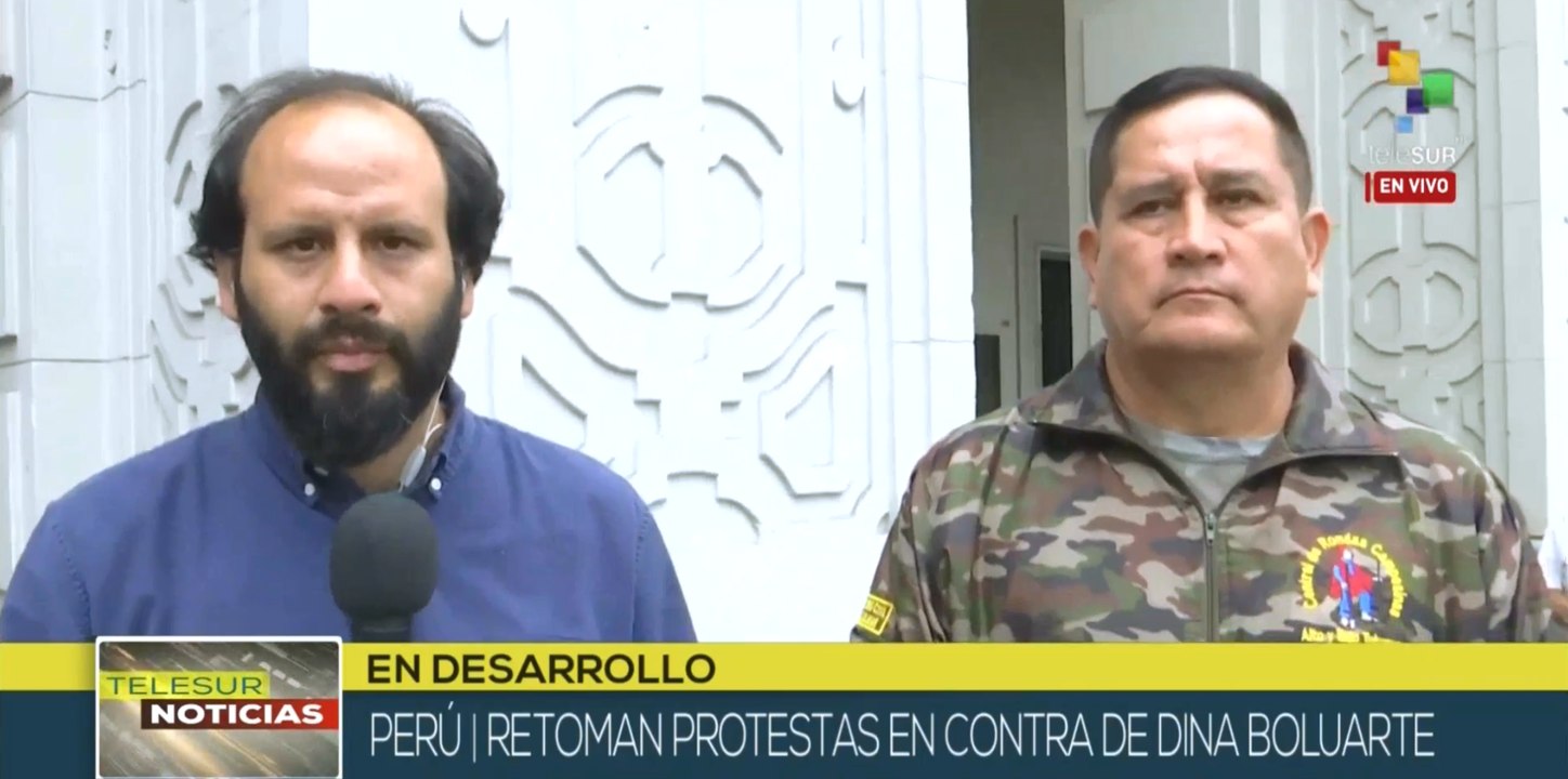 Organizaciones sociales de Perú reinician protestas ante la crisis política