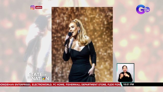 Adele, ibinunyag na meron siyang Sciatica na nakaapekto sa kaniyang paglakad | SONA