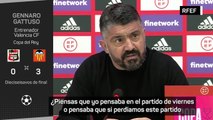 GATTUSO CONFIESA tras el partido de COPA DEL REY: 