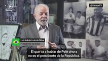 Las palabras del presidente de Brasil tras la muerte de Pelé: 