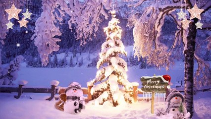 Christmas music piano cover ||  christmas music with fireplace and snow || fireplace with christmas music