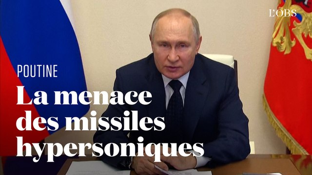 Poutine met en scène le départ d'un navire de guerre équipé de missiles hypersoniques