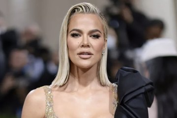 Khloé Kardashian Styled Her Bangs With a Sparkly Prada Minidress