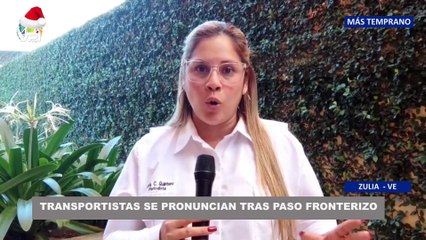 Transportistas se pronuncian sobre el paso fronterizo colombo - Venezolano | 04Ene @VPItv