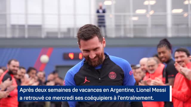 PSG - Une haie d’honneur pour accueillir Messi
