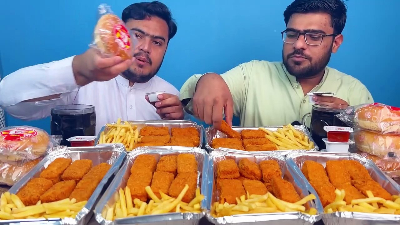 We Got Gift  From Dubai - Al Baik Nuggets Mukbang Asmr