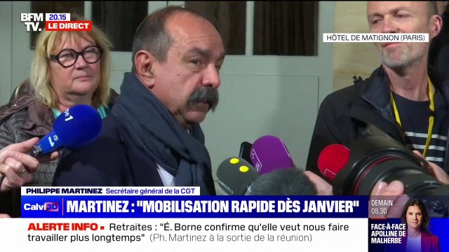 Retraites: pour Philippe Martinez (CGT), le président de la République n'écoute personne