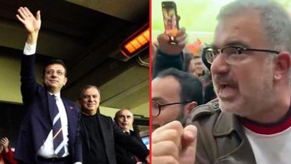 İmamoğlu'na NEF Stadyumu'nda yoğun ilgi! Kolundan tutup "Sen o'sun" diye bağırdı