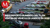 Venta de automóviles en México aumentó 7% en 2022: Inegi