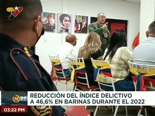 Índice delictivo redujo un 36% de robos  y 29% de hurtos en el estado Barinas durante el año 2022