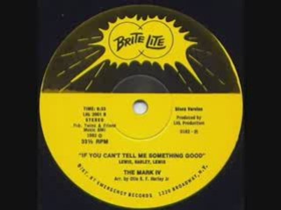 The Mark IV - If you can't tell me something good