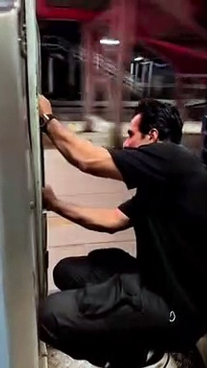 Sonu Sood on train