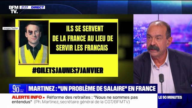 Philippe Martinez (CGT): Pourquoi il y aurait les gilets jaunes d'un côté, des rouges de l'autre? Il faut que tout le monde se mette d'accord pour se mobiliser ensemble