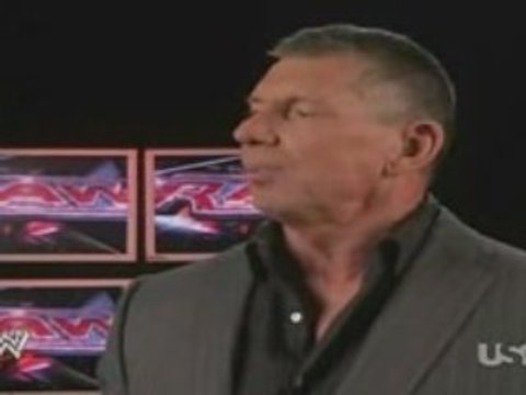 RAW 17/03/08: Vince McMahon Challenge Ric Flair