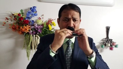 Chakke Mein Chakka Chakke Pe Gaadi-Film Brahmachari 1968 on Harmonica Live Performance by Mukund Kamdar