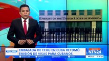 Embajada de Estados Unidos en La Habana reanuda la emisión de visas para cubanos