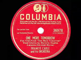 1946 One More Tomorrow - Frankie Carle (Marjorie Hughes, vocal)