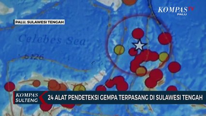 24 Alat Pendeteksi Gempa Terpasang di Sulawesi Tengah