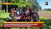 #VeranoenMisiones: colonia de vacaciones para adultos mayores en Eldorado