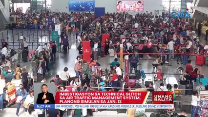 Imbestigasyon sa technical glitch sa Air Traffic Management System, planong simulan sa Jan. 15 | UB