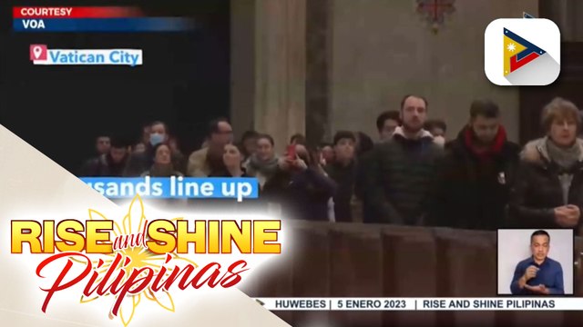 Pila ng mga nais masilayan si Pope Emeritus Benedict XVI, mahaba pa rin