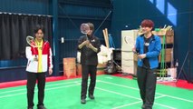 [1/4] Belajar badminton bersama Enoki Junya, Ishikawa Kaito, Yashiro Taku
