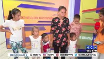 Hondureña junto a sus cinco hijos solicita al gobierno le ayude a repatriar a su esposo muerto