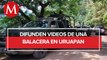 Usuarios de redes sociales reportan enfrentamientos armados en Uruapan, Michoacán