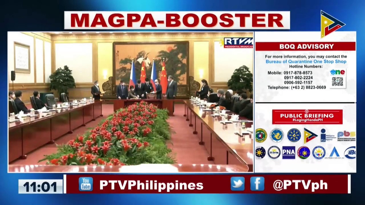 14 kasunduan sa pagitan ng PHL at China, pinagtibay