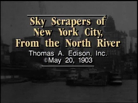 Skyscrapers of New York City, from the North River