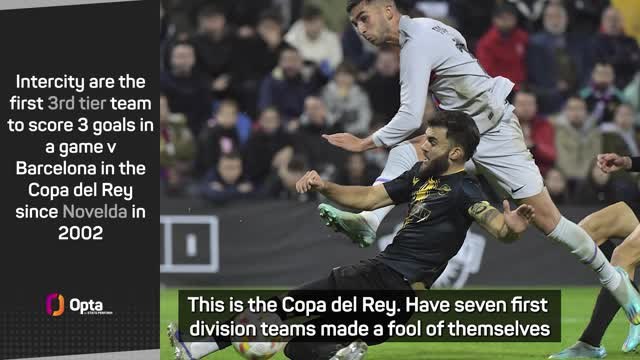 Xavi defends Barca Copa performance as they beat Intercity in extra-time