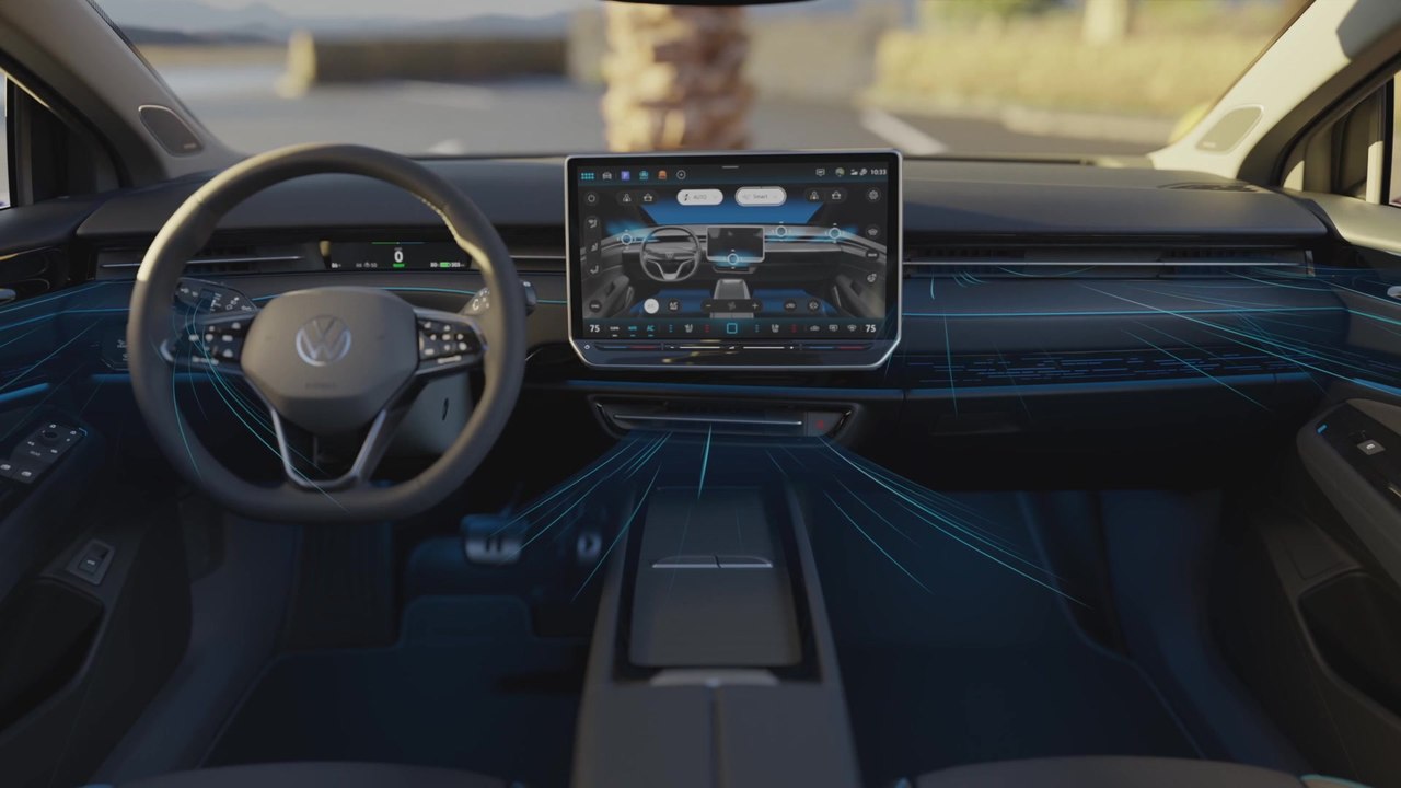 Der Volkswagen ID.7 mit intelligentem Klimasystem