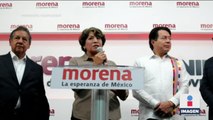 Presentan a Delfina Gómez como candidata de Morena al gobierno de Edoméx