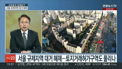 [김대호의 경제읽기] 서울 규제지역 대거 해제…토지거래허가구역도 풀리나