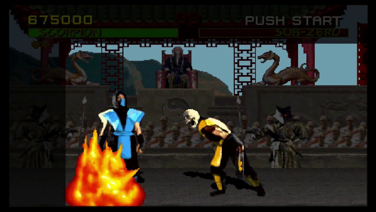Mortal Kombat -  Monday 10th August, 1992 - Revision 5.0 T Unit - Friday 19th March, 1993 - Scorpion - Arcade - Full No Death Playthrough (USA Version) - With Fatality Callouts