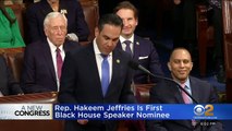 Rep. Hakeem Jeffries is first Black House Speaker nominee