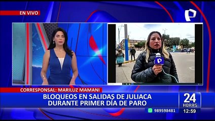 Juliaca: ciudadanos bloquean distintos accesos de entrada y salida a la ciudad