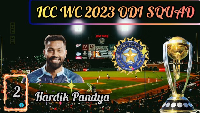 ODI World Cup 2023 India Squad | BCCI Announced India Squad for WC 2023