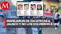 Familiares de desaparecidos entre Zacatecas y Jalisco piden que los entreguen; 
