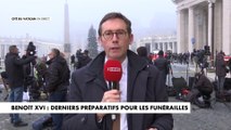 Benoît XVI : derniers préparatifs pour les funérailles